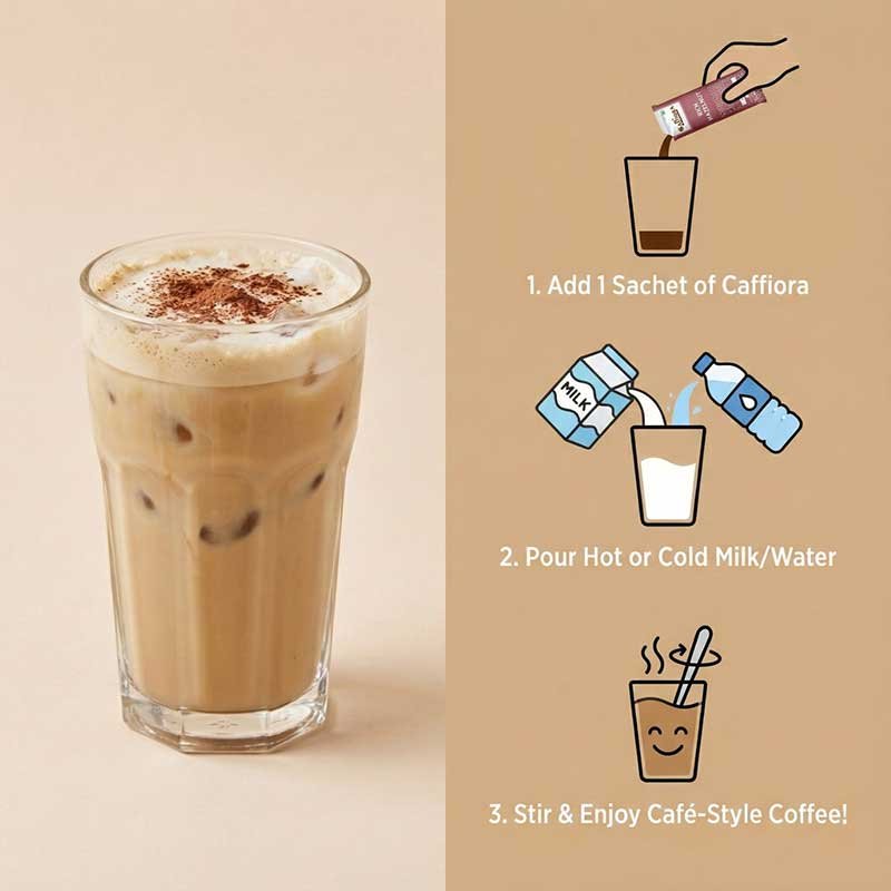 Rich Hazelnut Liquid Coffee Concentrate | Instant Café-Style Hot & Cold Coffee (5 X 20ml) [Pack of 2]
